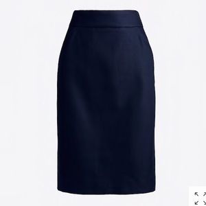J.Crew Navy Pencil Skirt
